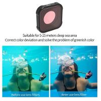 Filtro Lente para Mergulho Vermelho para GoPro 9, 10 e 11 Black - 4