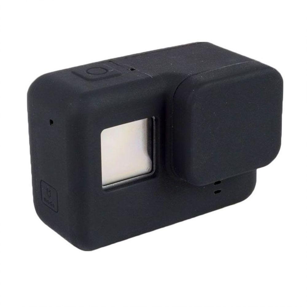 Capa Protetora e Lente em Silicone para GoPro 5/6/7 - 8