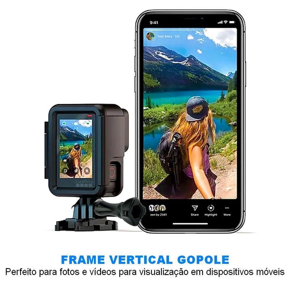 Frame/Moldura Vertical para Câmeras GoPro 5/6/7 Black - Gopole - 4