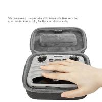 Capa de Silicone com Protetor de Sol para Controle DJI Mini 3 Pro Cor Preto - 2