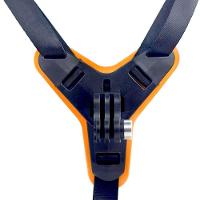 Fivela com Adaptador Capacete Queixeira para GoPro e Similares Cor Laranja - 2