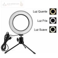 Iluminador Led Ring Light 6 Polegadas 16cm Lançamento Bom - 2