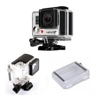 Kit Caixa Estanque com Tampa extensora Para LCD - GoPro 3+/4 - 1