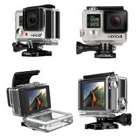 Kit Caixa Estanque com Tampa extensora Para LCD - GoPro 3+/4 - 2