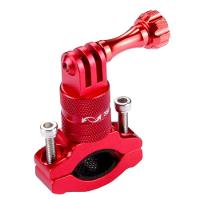 Suporte de Guidão em Alumínio 360° para GoPro e Similares Cor Vermelho - 1