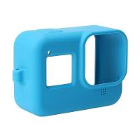 Capa Em Silicone Azul + Cordão Gopro Hero 8 - 3