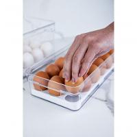 Organizador De Ovos Clear Fresh Natural 18 Ovos Of100 Ou