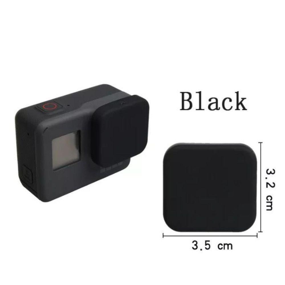 Tampa Protetora De Lente Em Silicone Preta Gopro Hero 5/6/7 - 3
