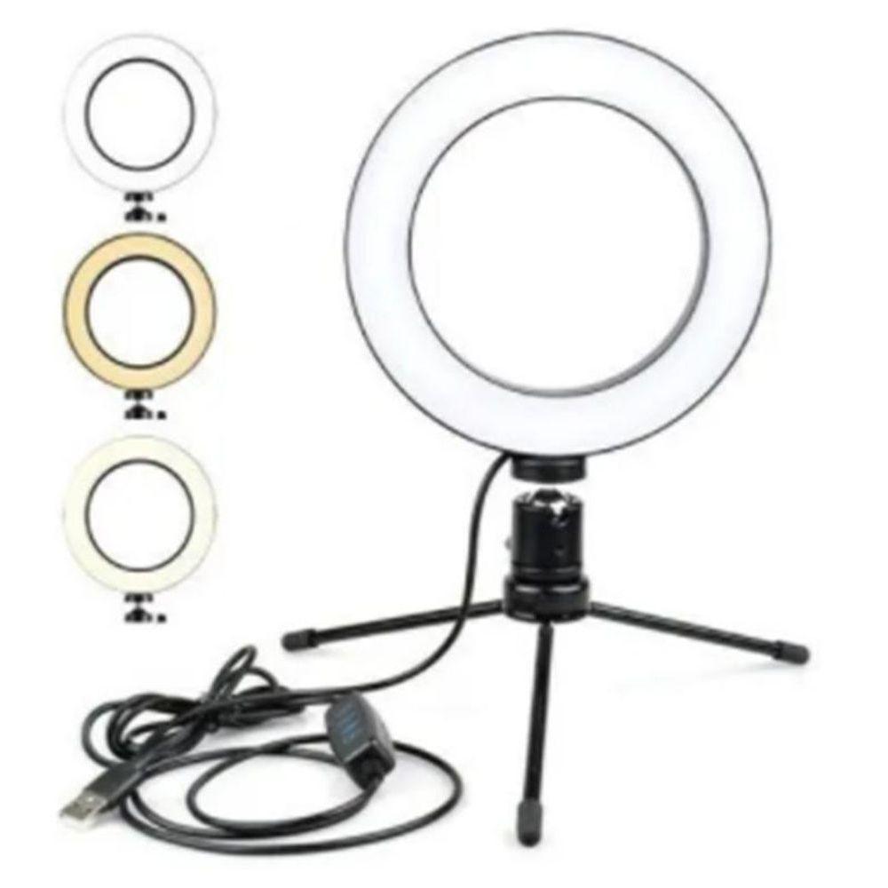 Iluminador Led Ring Light 6 Polegadas 16cm Lançamento - 1