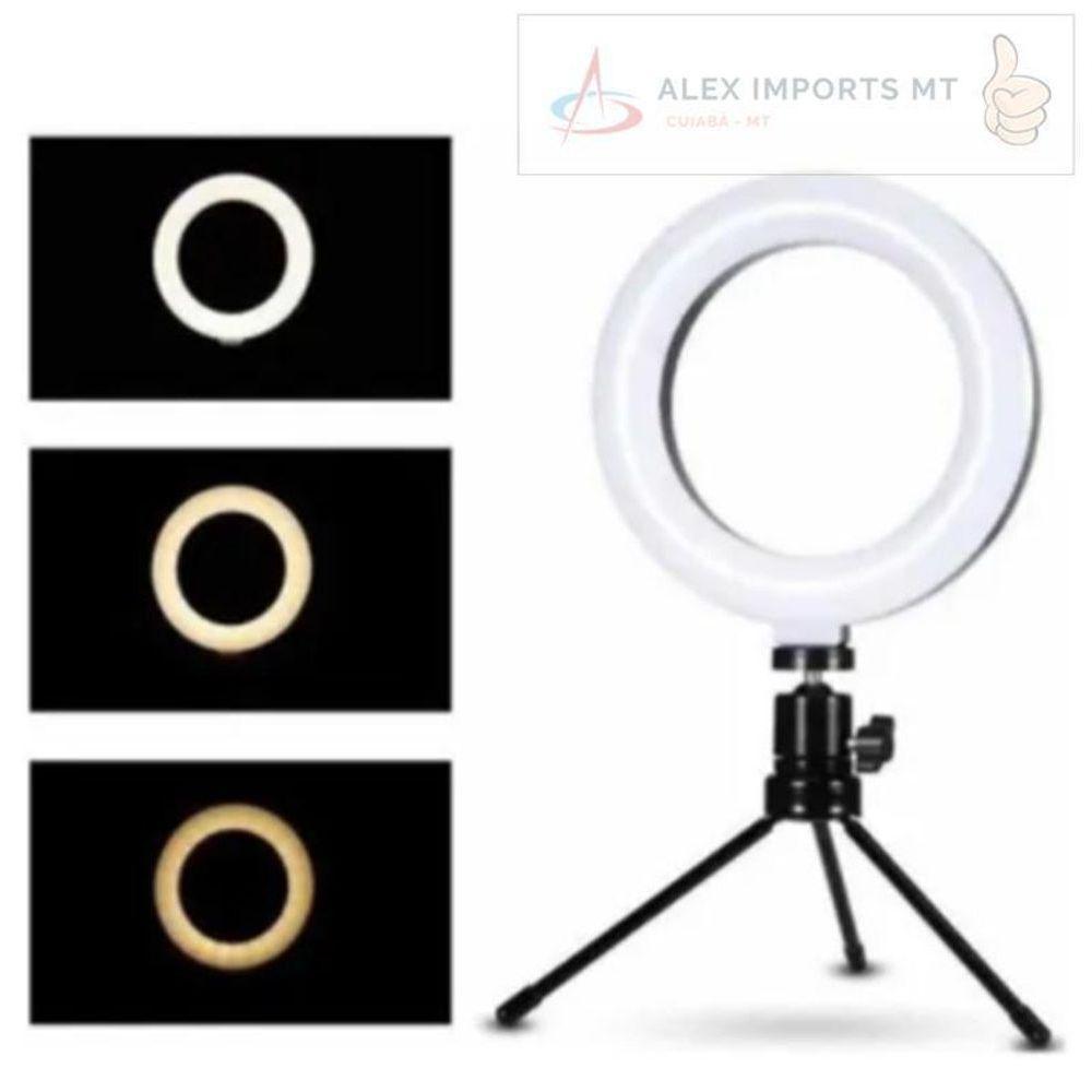 Iluminador Led Ring Light 6 Polegadas 16cm Excelente Luz - 4