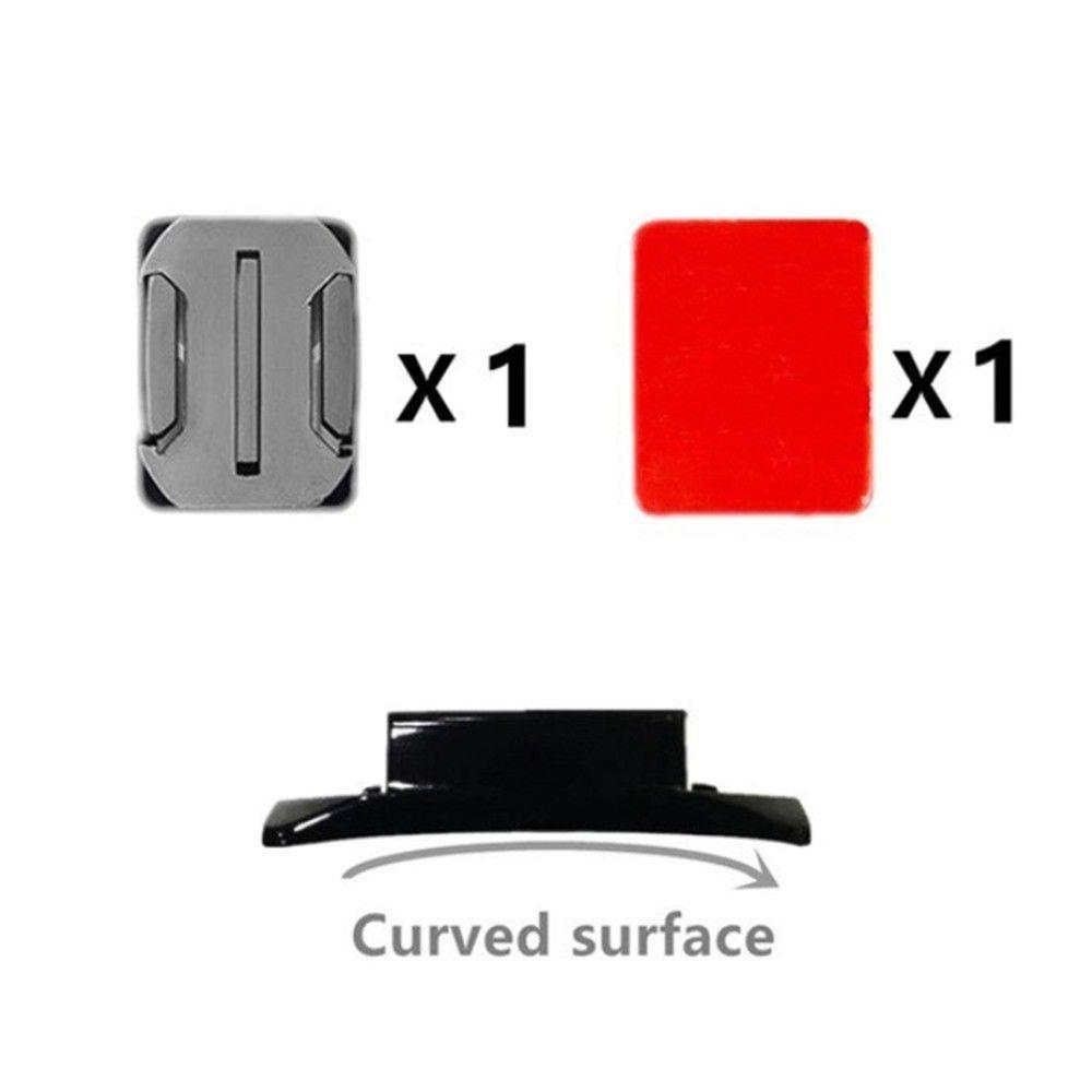 Adesivo e Base Curvo para Câmeras de Ação GoPro Hero Sjcam - 4