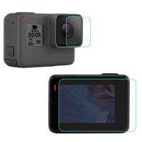 Películas de Vidro para Lente e Lcd GoPro Hero 5, 6, 7 - 8
