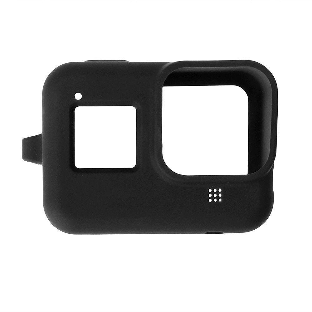Capa em Silicone Preto + Cordão GoPro Hero 8 - 3