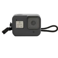 Capa em Silicone Preto + Cordão GoPro Hero 8 - 2