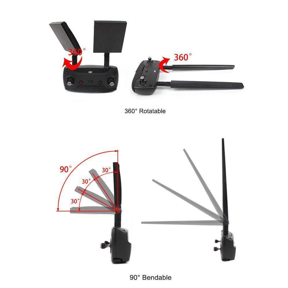 Refletor de sinal 2.4G com Antena de 7dbi e 8dbi para DJI SPARK MAVIC PRO e AIR - 2