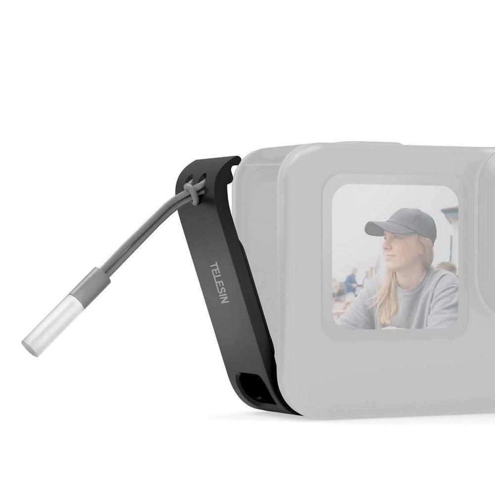 Tampa Lateral Aberta para Câmera GoPro 9, 10 e 11 Black - Telesin - 1