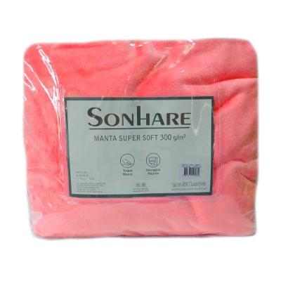 Manta Super Soft 300g Solteiro 1,60mx2,20m Sonhare Malbec