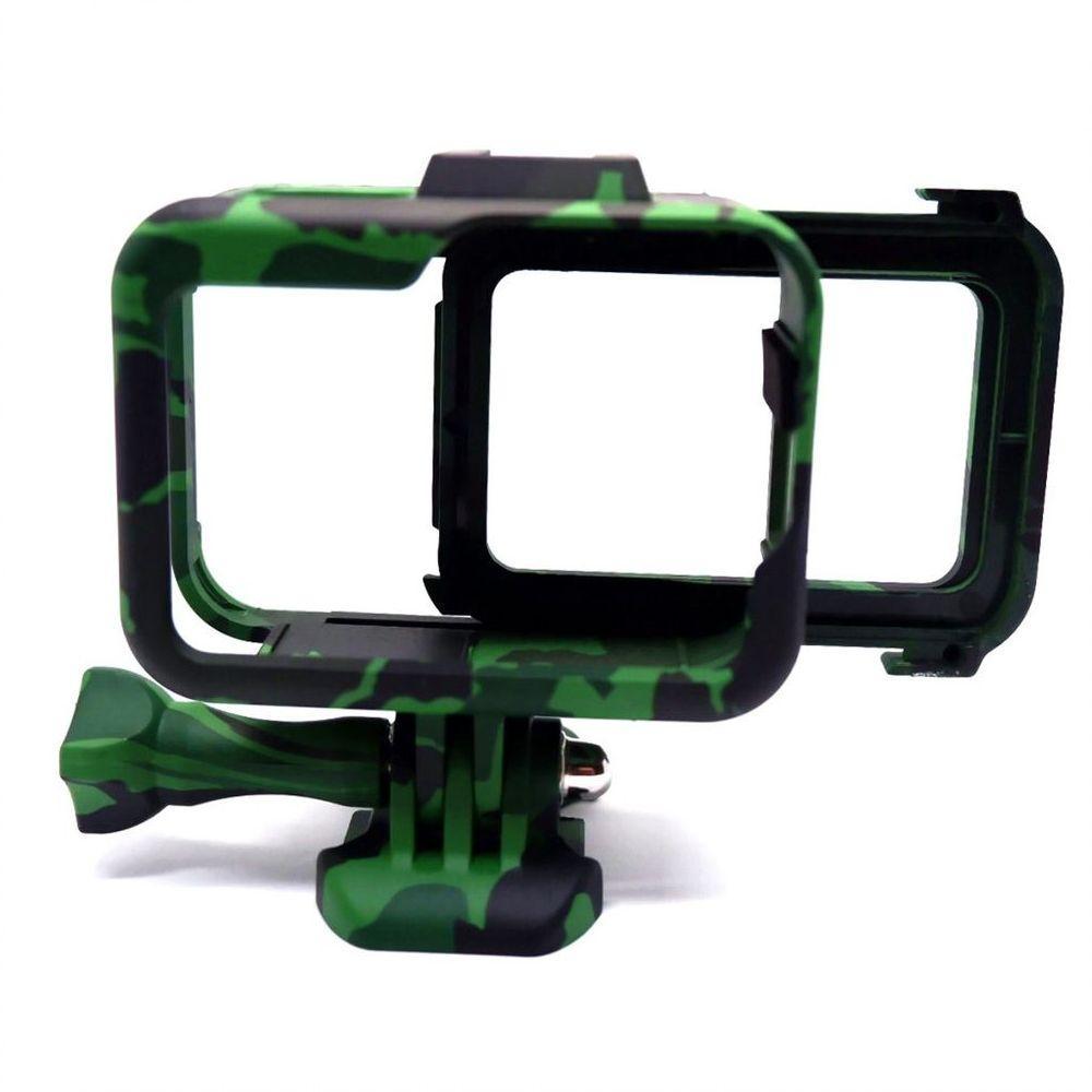 Suporte Armação Moldura Frame Camuflado Verde GoPro Hero 8 - 3