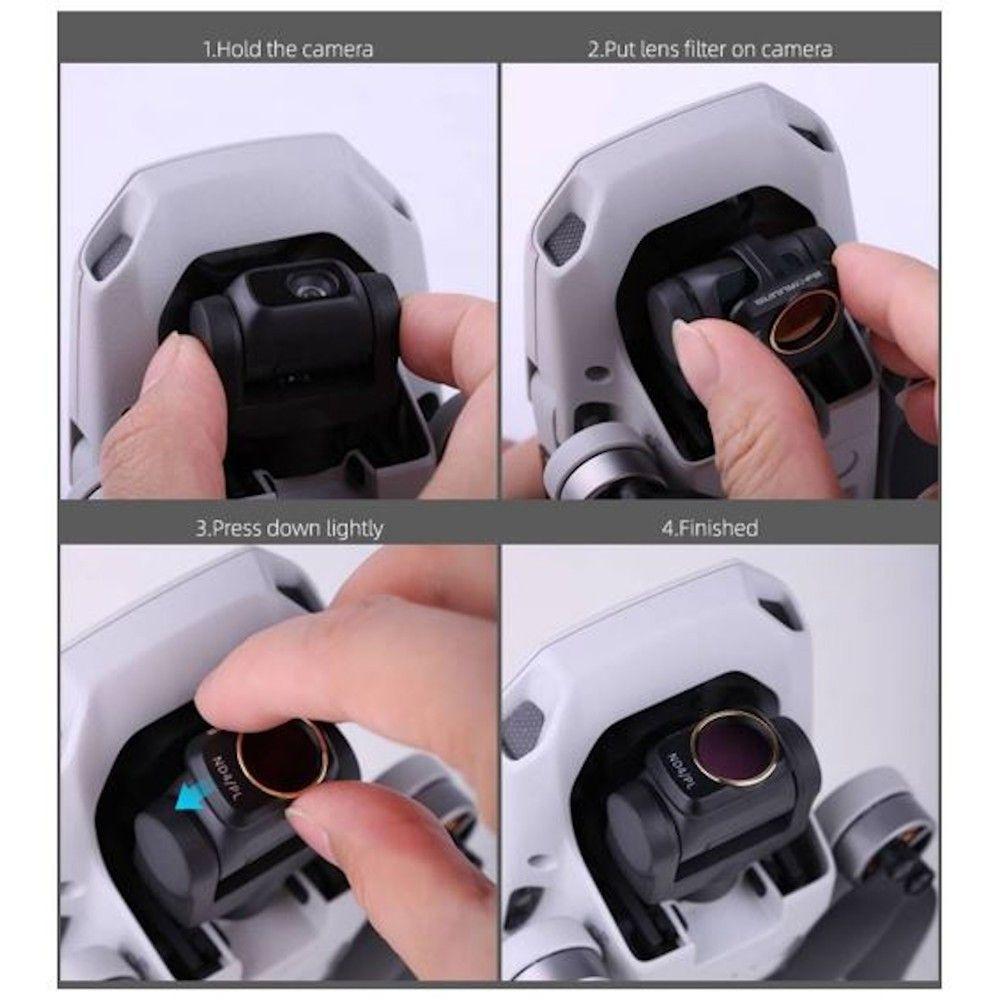 Filtro de lente 4pcs ND 4, 8, 16, 32 para drone Mavic Mini / Mini 2 /Mini SE - 5