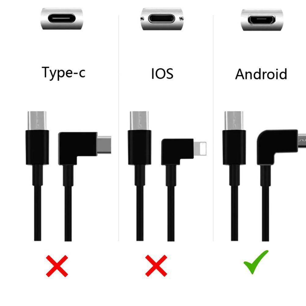 Cabo OTG USB-C/Micro-USB Controle Remoto Mavic Air 2/2S e Mini 2 - 3