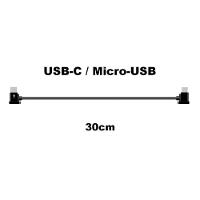 Cabo OTG USB-C/Micro-USB Controle Remoto Mavic Air 2/2S e Mini 2