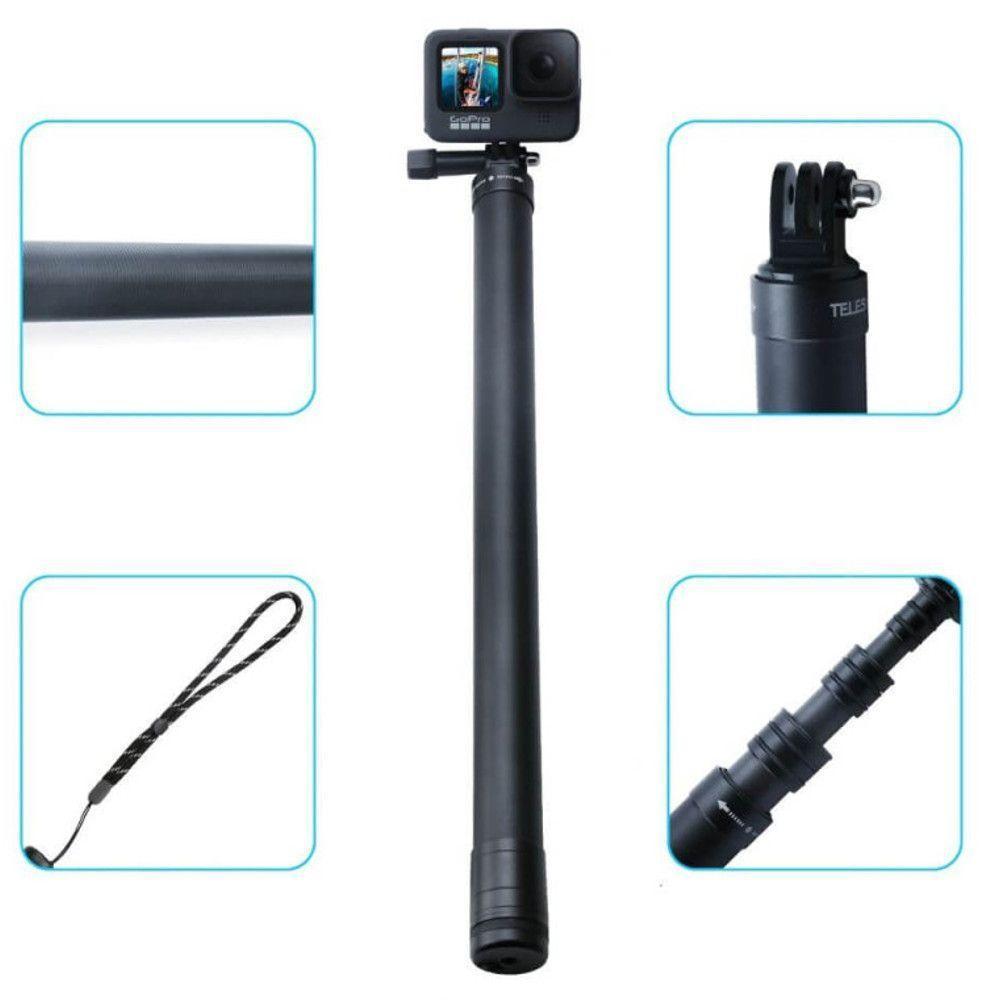 Bastão Selfie 2.0 Tipo Vara para GoPro e Similares 3mts - Telesin - 3