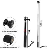 Bastão Selfie 93,5cm Prova D'água para Câmeras GoPro e Similares - 3