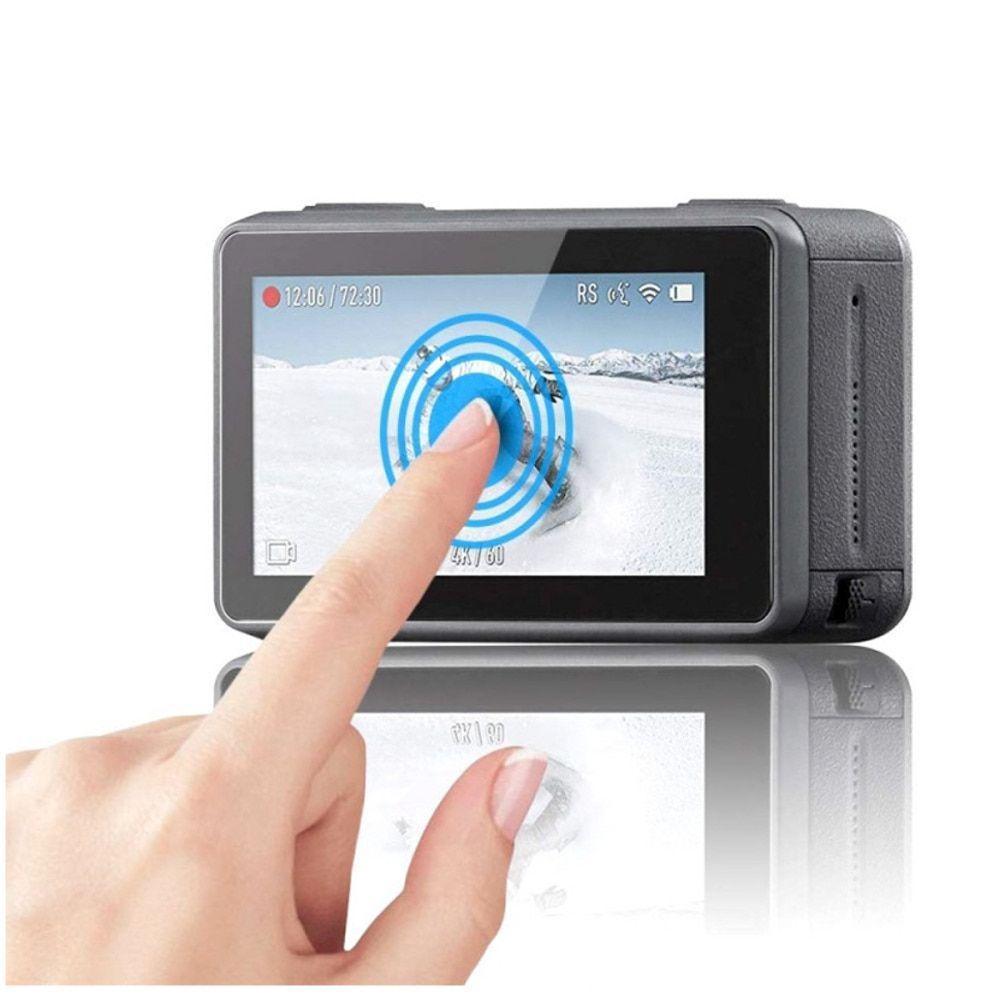 Película de Vidro para Lente e LCDs Câmera Osmo Action - 6