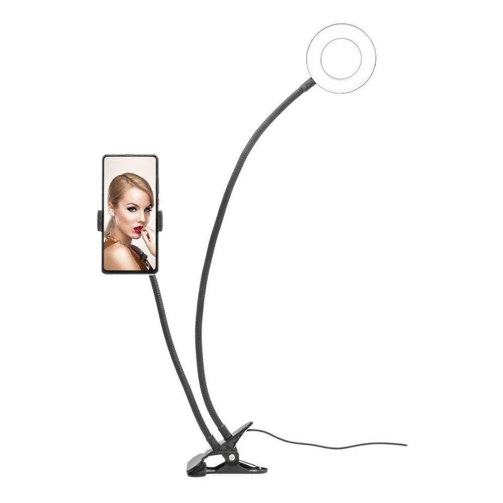 Hing Light Led Suporte Celular Tripe Mesa Iluminador Luz Iluminacao Anel Fotografia Video 2 Em 1 - 3