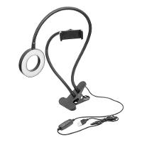 Hing Light Led Suporte Celular Tripe Mesa Iluminador Luz Iluminacao Anel Fotografia Video 2 Em 1 - 1