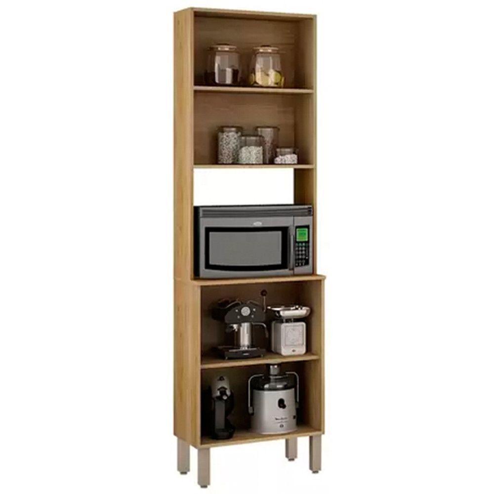 Cozinha Torre Quente Valência Carvalho/grafite Salleto Móveis Carvalho Com Grafite - 2