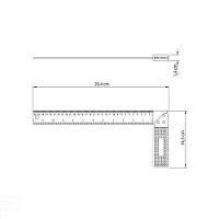 Esquadro 25 Cm Tramontina Em Aço Temperado Com Cabo Injetado Tramontina - 3