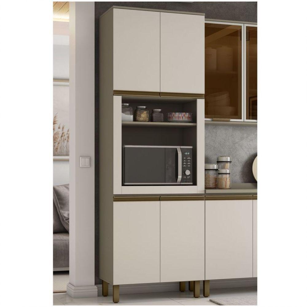 Paneleiro Torre Quente 01 Forno 71,5 Cm Connect Henn Duna Com Cristal - 2