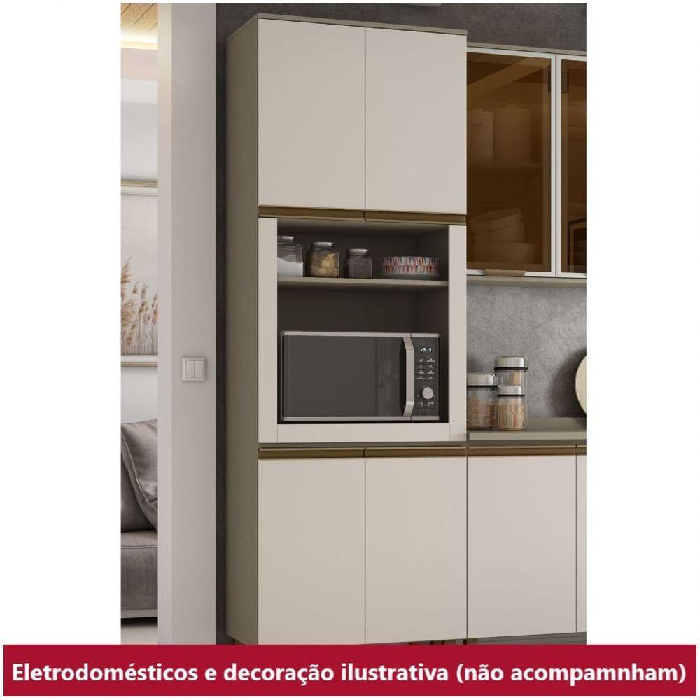 Paneleiro Torre Quente 01 Forno 71,5 Cm Connect Henn Duna Com Cristal - 3