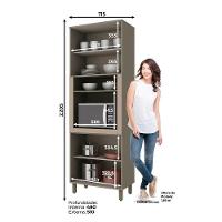 Paneleiro Torre Quente 01 Forno 71,5 Cm Connect Henn Duna Com Cristal - 8