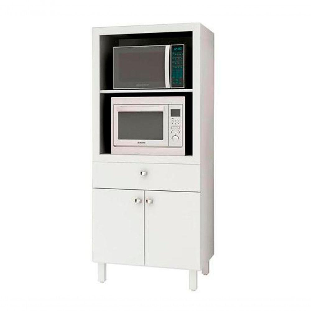 Balcão Para Forno E Microondas Bl3305 Branco Branco - 1