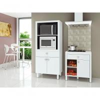 Balcão Para Forno E Microondas Bl3305 Branco Branco - 2