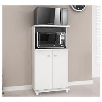 Balcão Para Forno E Microondas 02 Portas Bl3307 Branco - 1