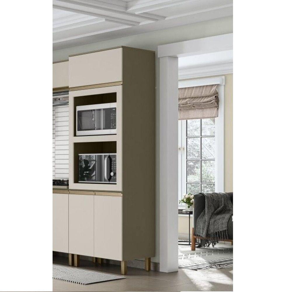 Paneleiro Torre Quente 02 Fornos 71,5Cm Duna Com Cristal - 1