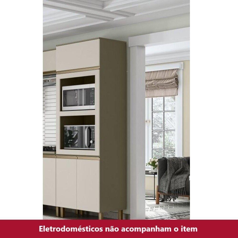 Paneleiro Torre Quente 02 Fornos 71,5Cm Duna Com Cristal - 2