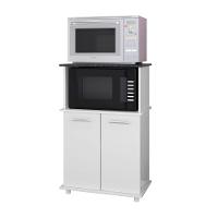 Balcão Para Micro-Ondas 2 Portas Branco Isis Nicioli Branco - 1