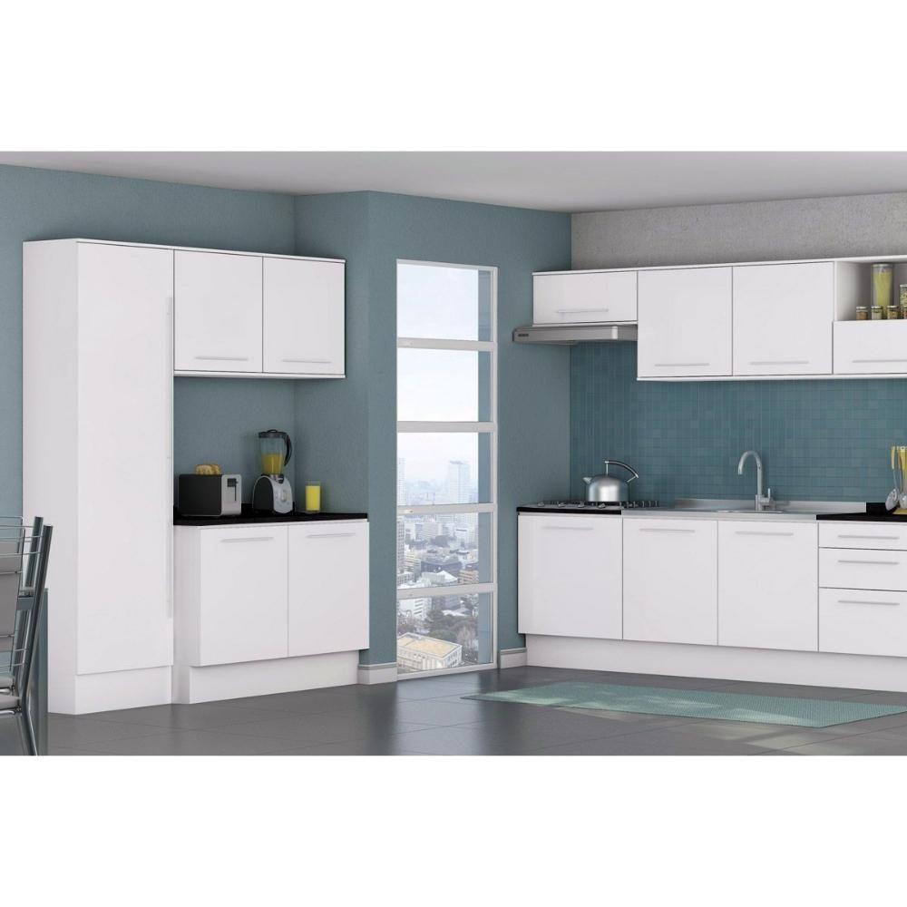 Módulo Cozinha Kappesberg Nox Tampo P/ Balcão S515 120cm Preto Brilho - 3