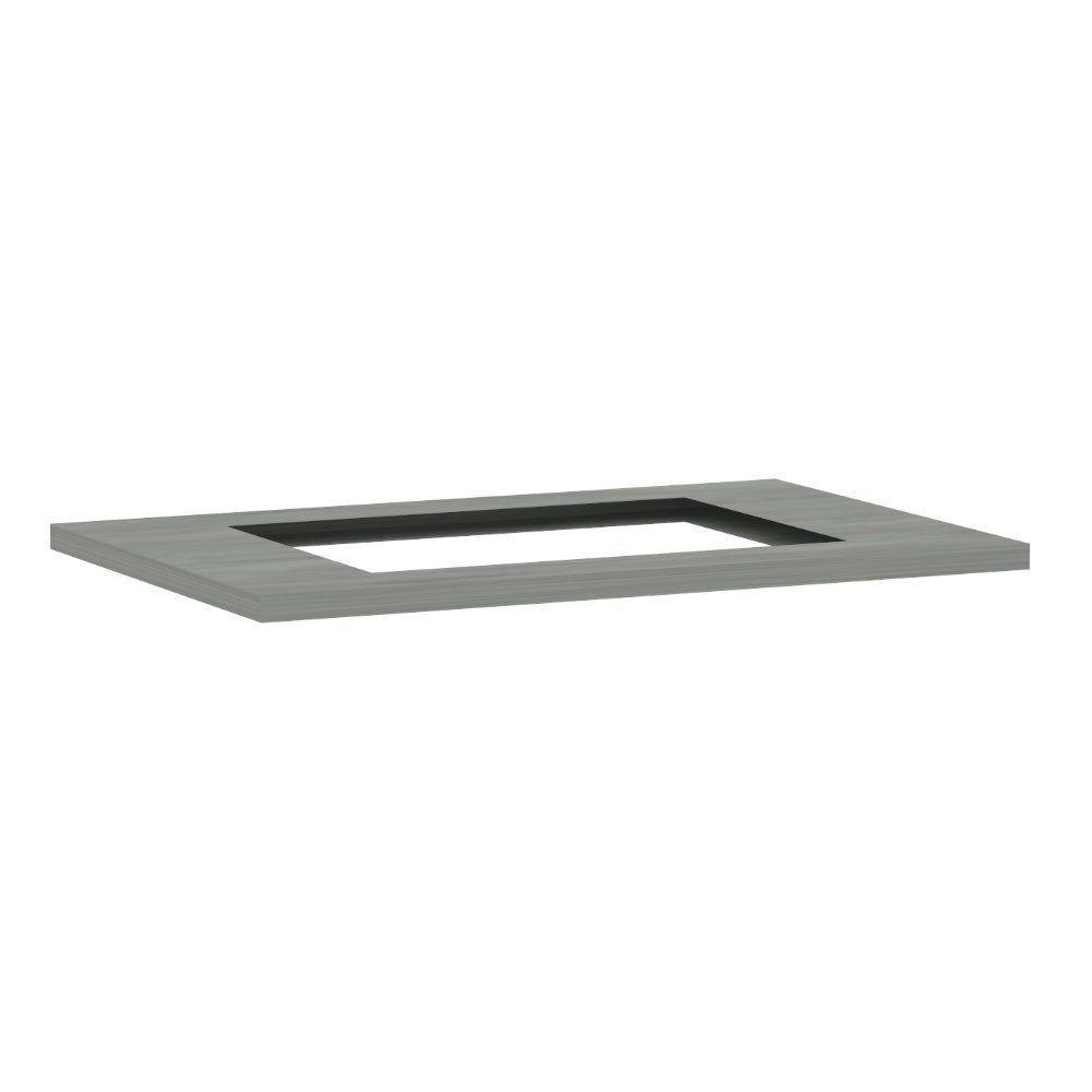 Tampo 80Cm C/ Furo Para Cooktop 4 Bocas 50Cm X 35Cm E Pré Fu - 1