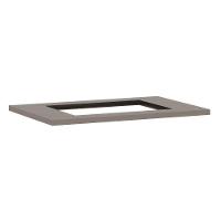 Tampo 80Cm C/ Furo Para Cooktop 4 Bocas 50Cm X 35Cm E Pré Fu - 1