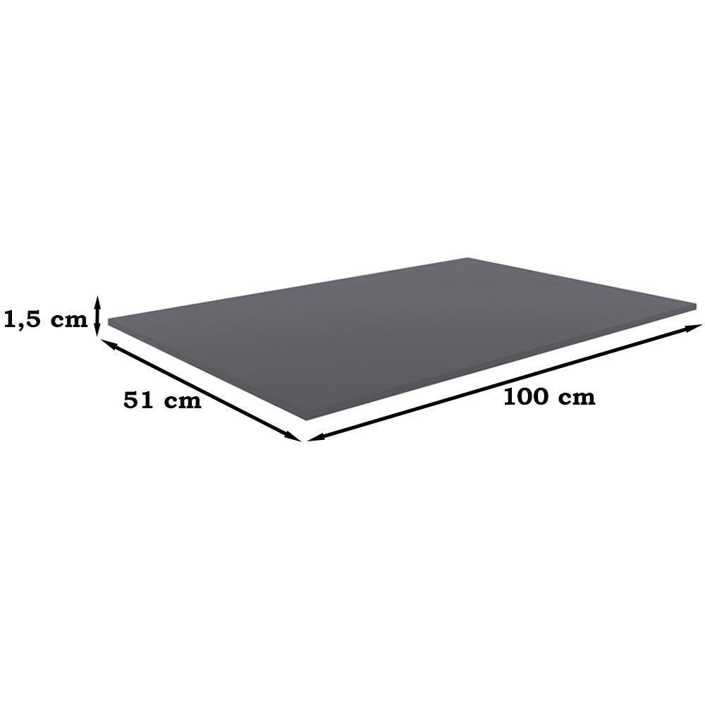 Tampo Para Balcao 100 Cm Cinza Reajl Cinza - 4