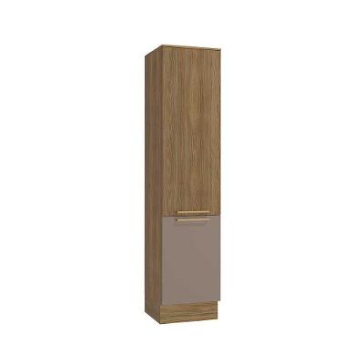 Paneleiro de Cozinha Botanic M619 2 Portas 50cm Nogueira Fosco/Fendi - Kappesberg