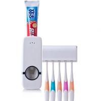 Dispenser De Creme Dental C/Porta Escovas Branco - 1