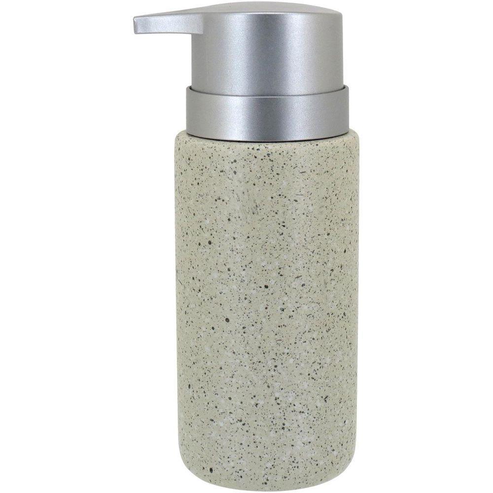 Clássico Porta Sabonete Liquido 16X8X6Cm 260Ml Cerâmica Bege - 1