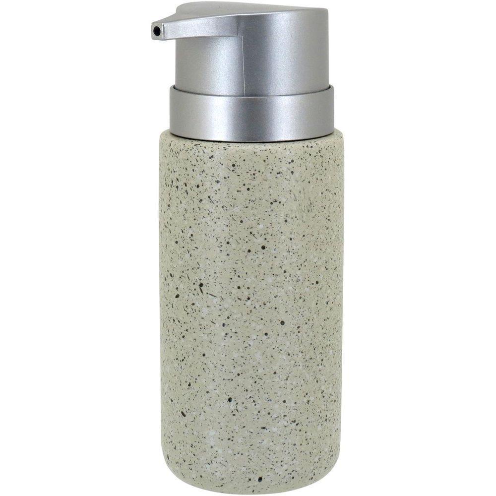 Clássico Porta Sabonete Liquido 16X8X6Cm 260Ml Cerâmica Bege - 6