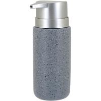 Clássico Porta Sabonete Liquido 16X8X6Cm 260Ml Cerâmica Cinza - 6